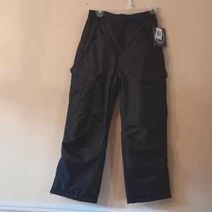 Kids Artic Quest Black Snow pants Unisex Medium 10 to 12